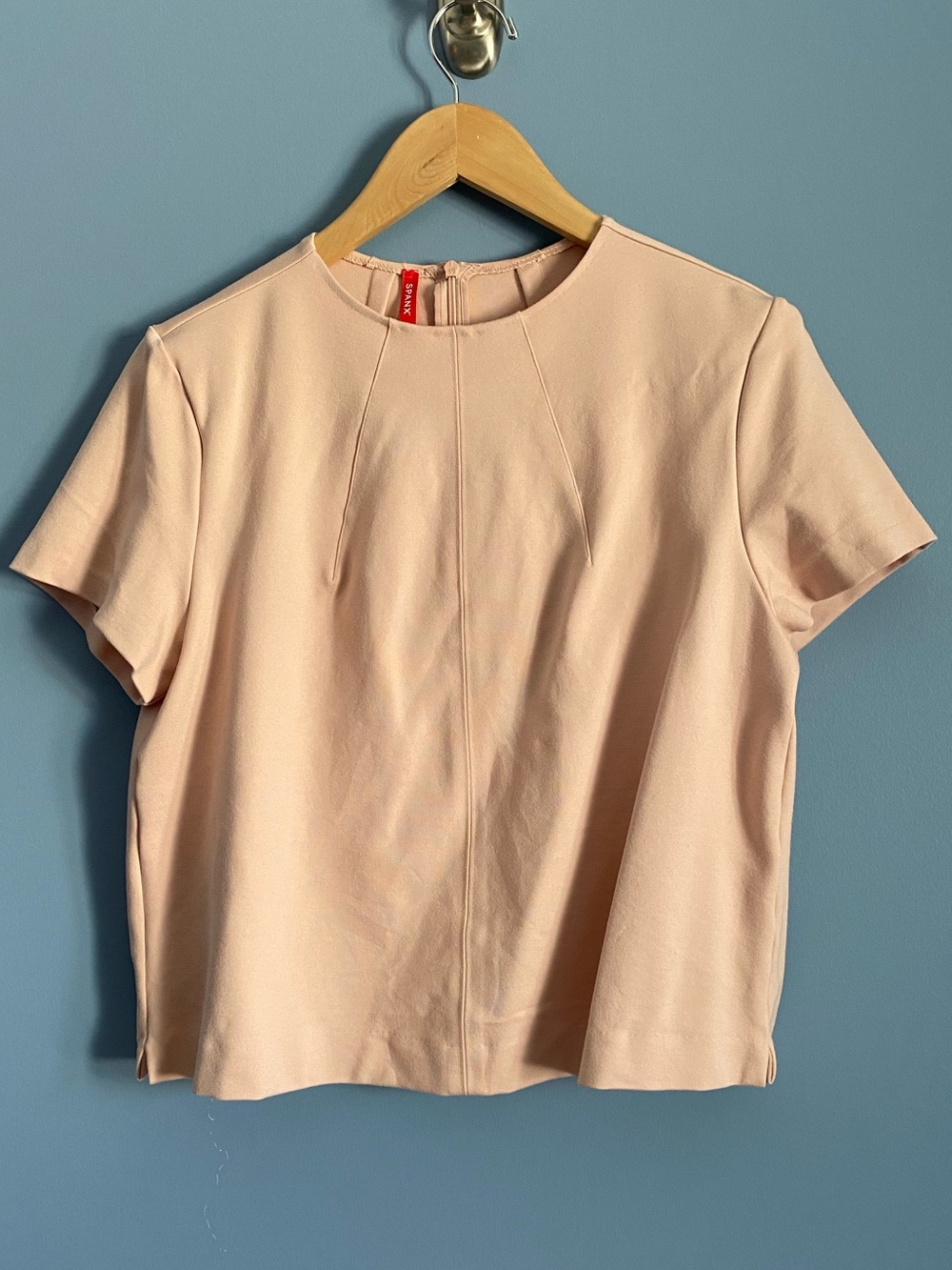 SPANX Women's Blush Short Sleeve Top